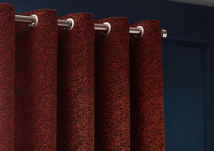 Galaxy Eyelet, Copper - Ready Made Curtains - Image 9